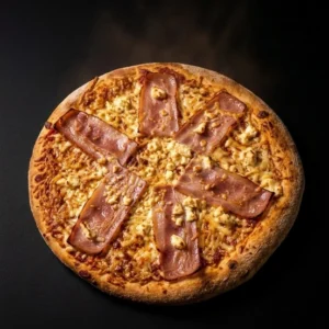 Pizza Bacó amb Formatge de Cabra 30 cm